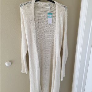Long sleeve Seafolly long knot sweater!